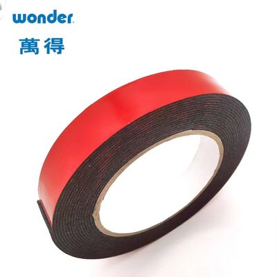 レッドPE泡の双面接着テープ 36mm 幅 ホットメルトベース