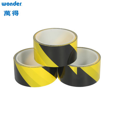 Wonder OPP 警告 PVC テープ 黄色 黒色 室内使用