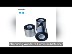 メタライズドフィルムタイプ BOPP 梱包テープ 0.055mm 熱保存